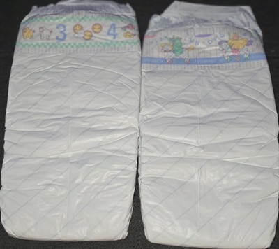 Vintage Huggies Diapers (Size 5 XXL)