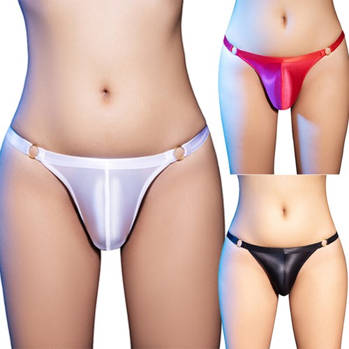 Men's Shiny Silkly Tanga G-string Thongs T-back Underwear Panties Pouch Briefs - Bild 2 von 38