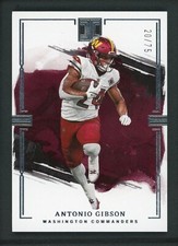 2023 ANTONIO GIBSON 20/75 PANINI IMPECCABLE FOOTBALL NFL