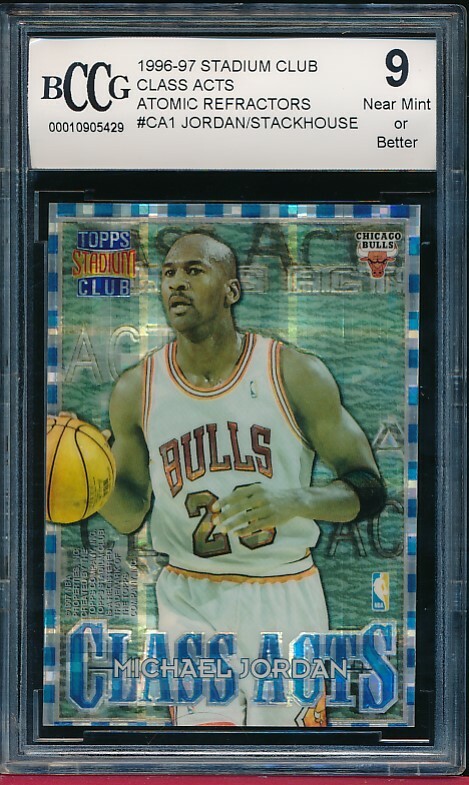 MICHAEL JORDAN CLASS ACTS ATOMIC REFRACTOR 1996-97 STADIUM