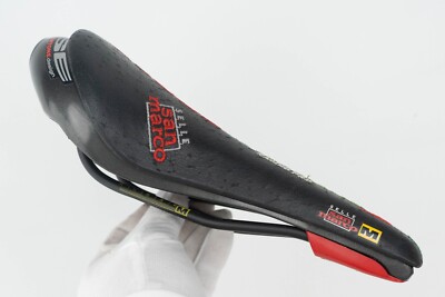 NOS SAN MARCO BERTONE RED VINTAGE SADDLE SEAT MTB MOUNTAIN BIKE