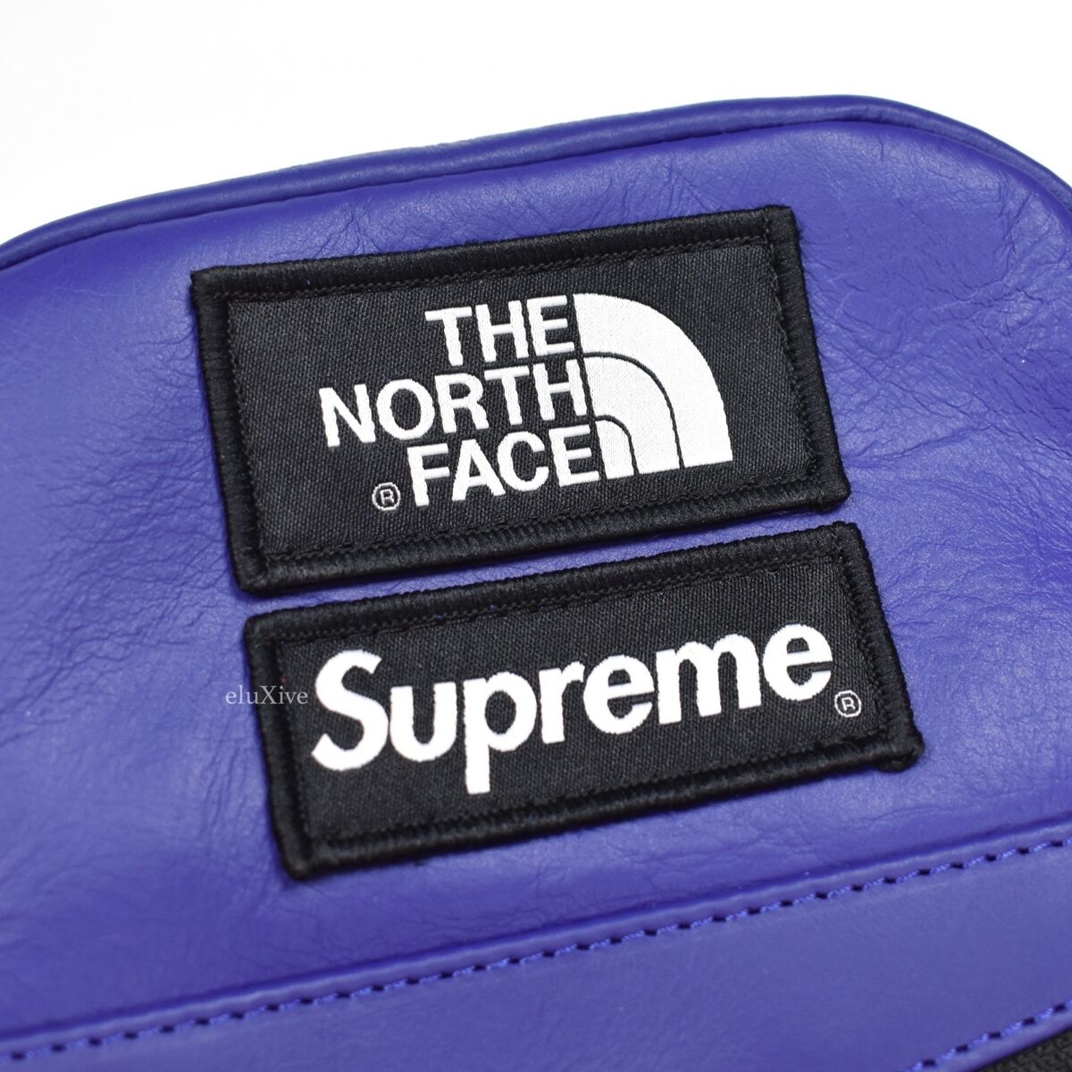 NWT Supreme The North Face Royal Blue Leather Box Logo NWT Supreme The North Face Royal Blue Leather Box Logo