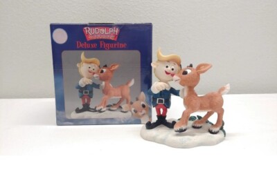 2000 Enesco Rudolph The Island of Misfit Toys Hermie and Rudolph Deluxe ...