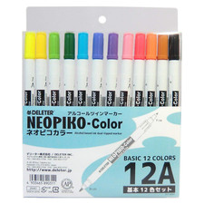 DELETER Neopiko Color, Basic 12 colors set - Free Shipping, US Seller