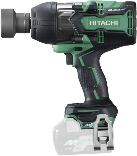 Hitachi Koki Cordless Impact Wrench 36V Multi Volt Rechargeable Lithium-Ion Battery with Genuine Individual Box, Quick Charger, Socket (Green)