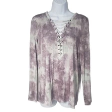 American Eagle Outfitters AEO Soft & Sexy Tshirt Tie Dye Long Sleeve Women's M