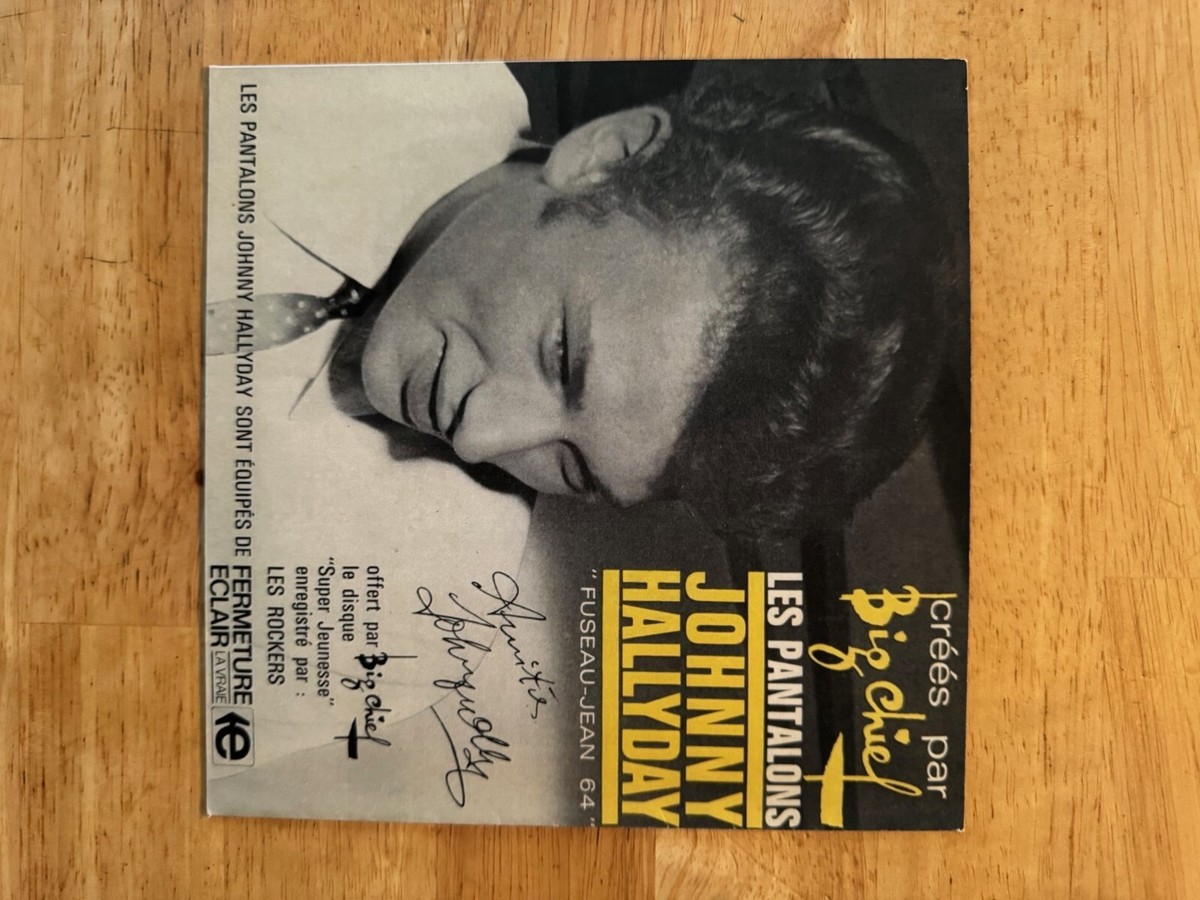 FRENCH SLEEVE SP JOHNNY HALLYDAY BIG CHIEF FUSEAU JEAN 64 | eBay