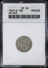 1947-S 10C Roosevelt Dime ANACS EF 45 | Soap Box FS-012 XF