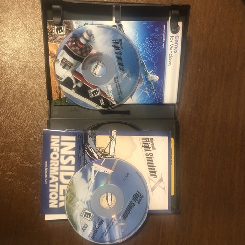 Microsoft Flight Simulator X (PC DVD, 2006) Windows Completo con Insertos y Llave - Imagen 4 de 4