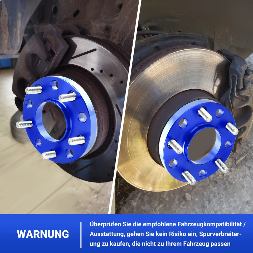 Kit de espaciadores de rueda escalonados 5x120 (2) 15 mm y (2) 20 mm con pernos extendidos para BMW Foto 4 de 4