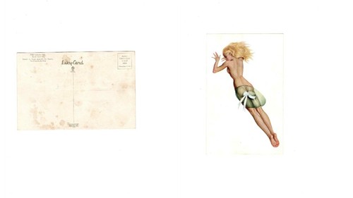 Original The Varga Girl Set 1 Cards 3 & 6 Esky postcards 1941 - Picture 2 of 4