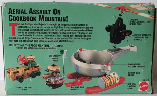 FOOD FIGHTERS : FRY CHOPPER, LIEUTENANT LEGG, MEAN WEENER TOYS (MLFP) - Picture 9 of 12