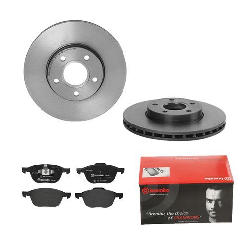 Brembo Bremsscheiben Coated Ø278Mm + BremsbelÄGe Vorne FÜR Ford C-MAX 2 Focus 3-image