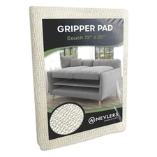 Nevlers Couch Grip Pad - 22" x 72" Non Slip Couch Pad - Easy to Clean & Trim