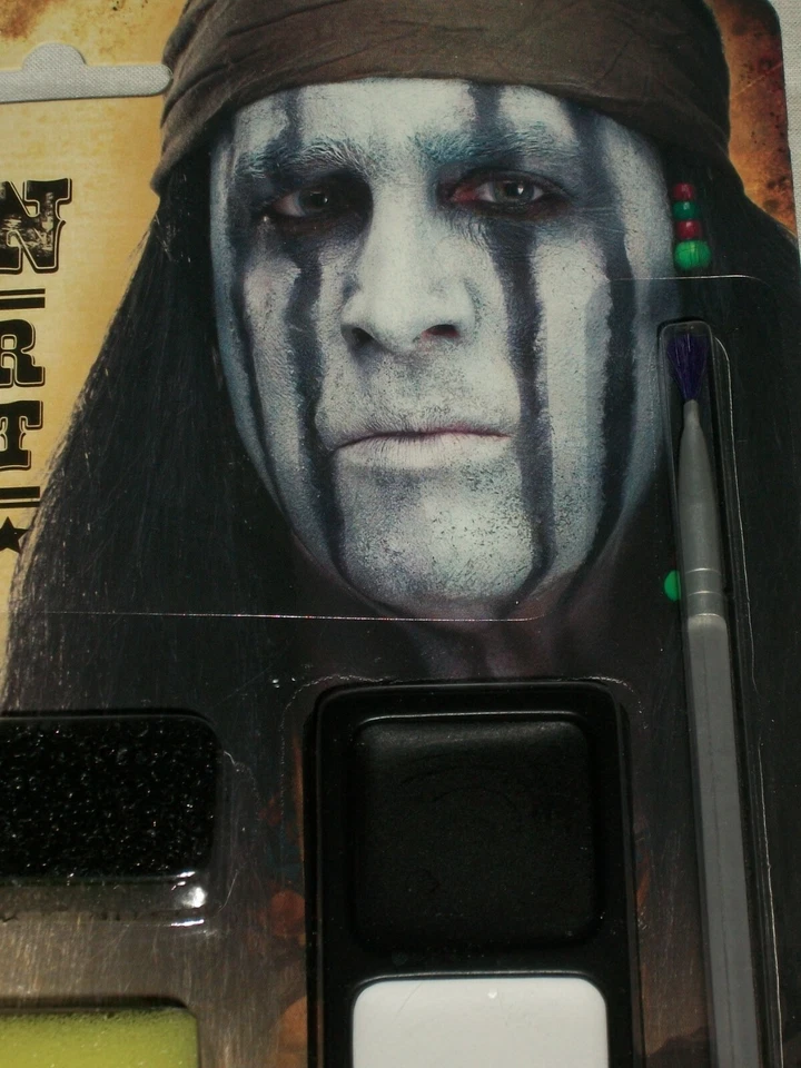 Halloween Guerrero Nativo Americano Cuentas de Látex Disfraz Kit de Maquillaje Teatro Escenario Foto 4 de 4