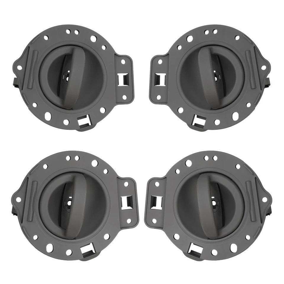 Inner Interior Front Rear Door Handles Gray Bolts 4 For JEEP COMMANDER 2006-2010 - Image 2 of 4