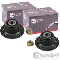 2X A.B.S. Radlager/Radnabe Mit ABS-RING Hinten Passend FüR Renault Laguna | 2009