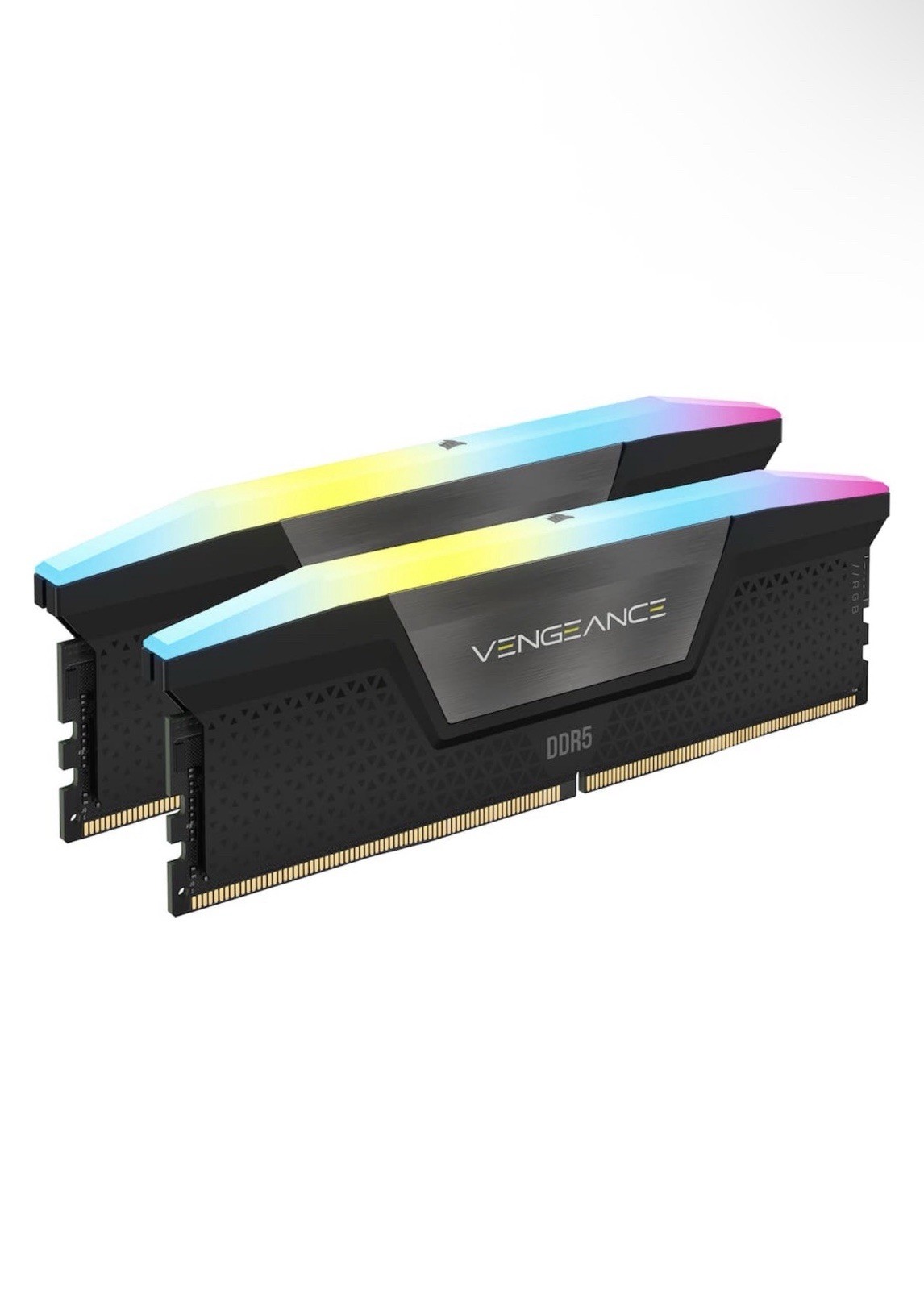 CORSAIR VENGEANCE RGB 32GB (2 x 16GB) PC5-48000 (DDR5-6000) DIMM Memory - Black