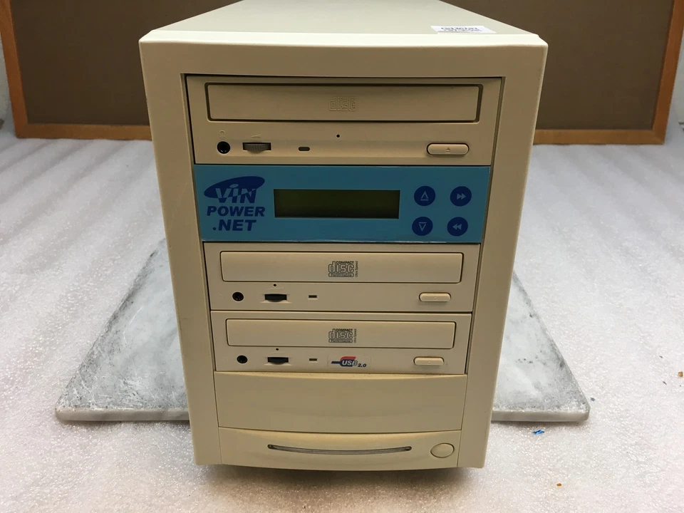 VinPower SharkCopier S1T 1-to-2 Target CD-DVD NOT BLURAY Duplicator TESTED - Image 2 of 4