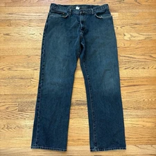 Eddie Bauer Mid Wash Relaxed Fit 5-Pocket Jeans Sz 36x31