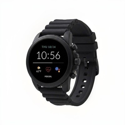 Fossil Gen 5E Smartwatch FTW4047 Black Silicone DW6F1 - Touchscreen Wear OS