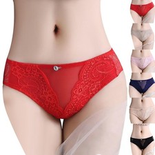 Breathable Low Waist Lace Mesh Briefs for Women Stylish and Comfortable