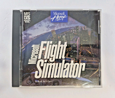 Microsoft Flight Simulator 5.1-MS-DOS PC CD-ROM-Microsoft Home