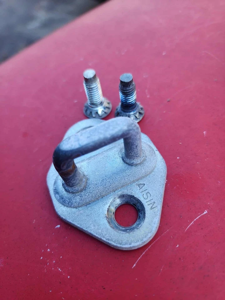 1979-1995 TOYOTA PICAPE OEM PORTA ATACANTE PLACA TRAVA TRAVA TRAVA ESQUERDA/DIREITA - Imagem 4 de 4