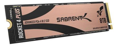 Sabrent 8tb NVME M.2 2280 Rocket 4 Plus PCIe 4.0 SSD