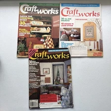 Craft Works For The Home Magazine Lot Of 3, 1988 & 1989