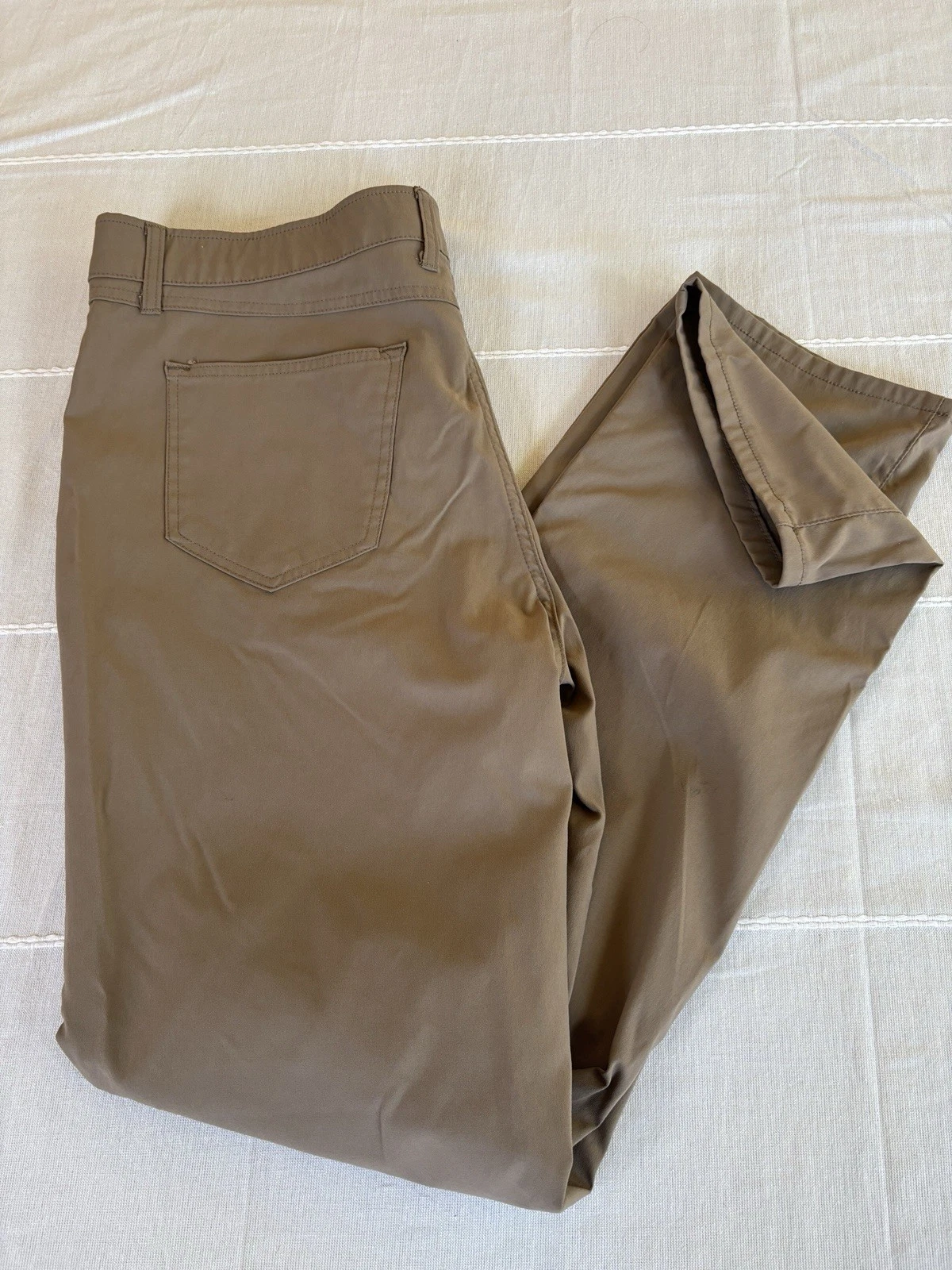 Weatherproof Vintage Mens Tech Pants 36x34 Brown Stretch Excursion Hiking Work