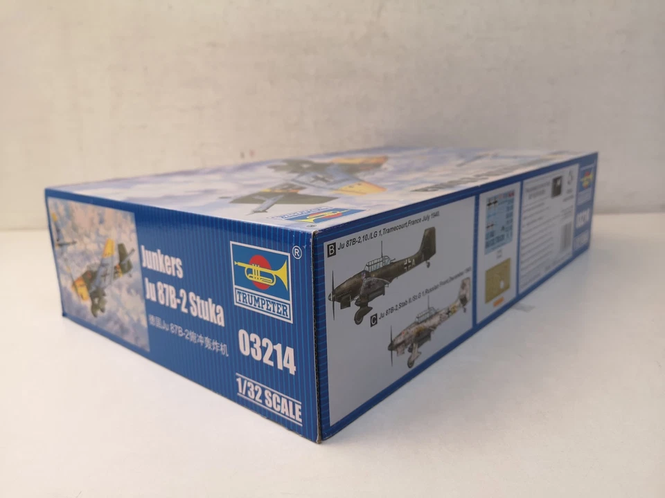 Junkers Ju 87B-2 Stuka Trumpeter Kit Nuovo 03214 Scala 1/32 Chiuso-A38 - Immagine 4 di 4
