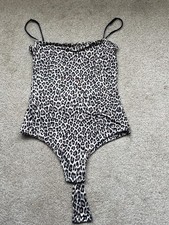Ladies Animal Print Starppy Bodysuit Size 8
