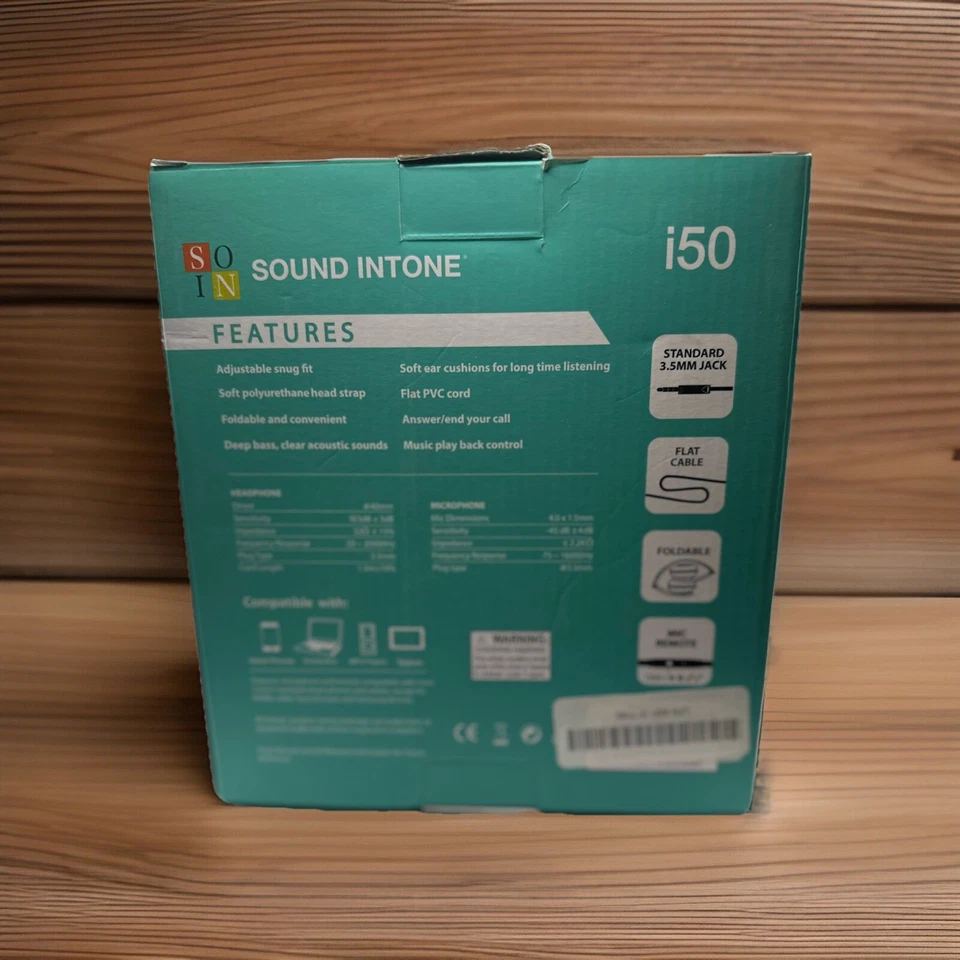 🎧 Auriculares estéreo para juegos SOUND INTONE i50 con micrófono | Bajos y comodidad 🎮 Foto 4 de 4