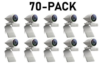 Poly Studio P5 HD Webcam   1080p, USB, Zoom/Teams - 70 PACK