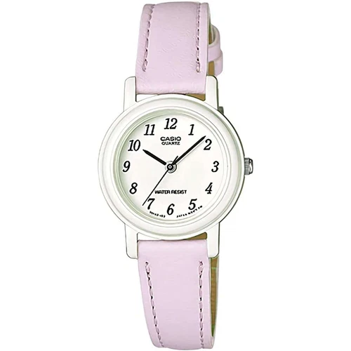 Casio LQ-139 Ladies Quartz Watch Pastel Purple Leather Strap Waterproof