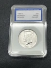 1964 D IGS MS-68 Silver Kennedy  Design Coin Signature Label 50¢