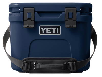 YETI Roadie 15 Hard Cooler with DoubleDuty Shoulder Strap, Navy