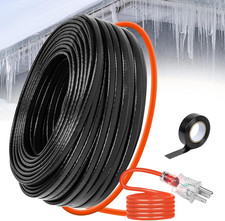 29.5FT 3FT 200FT Heat Tape for Water Pipes, -40 F Deicing Heating Cable, Freeze