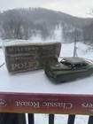 Vintage Marx Military Model Police Car Friction Working w/ Original Box