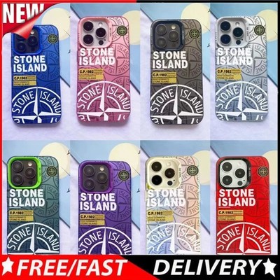 Stone Logo Silikon Hülle For iPhone 16 15 14 13 12 11 Plus Pro Max Case Taschen.