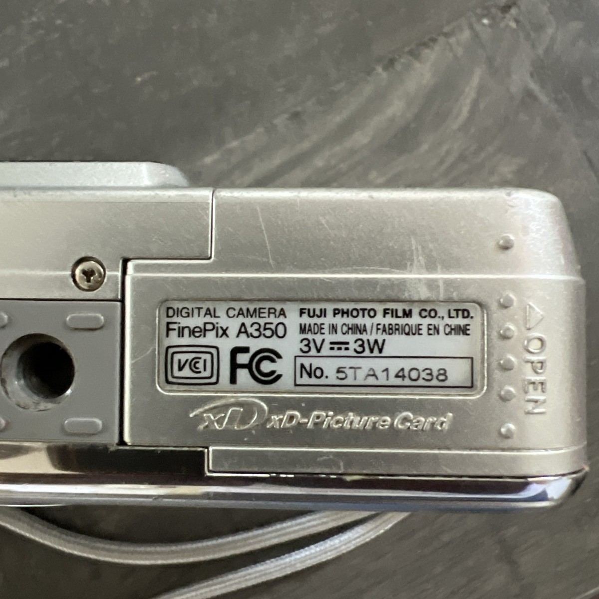 Fujifilm FinePix A Series A350 5.2MP Digital Camera - Silver