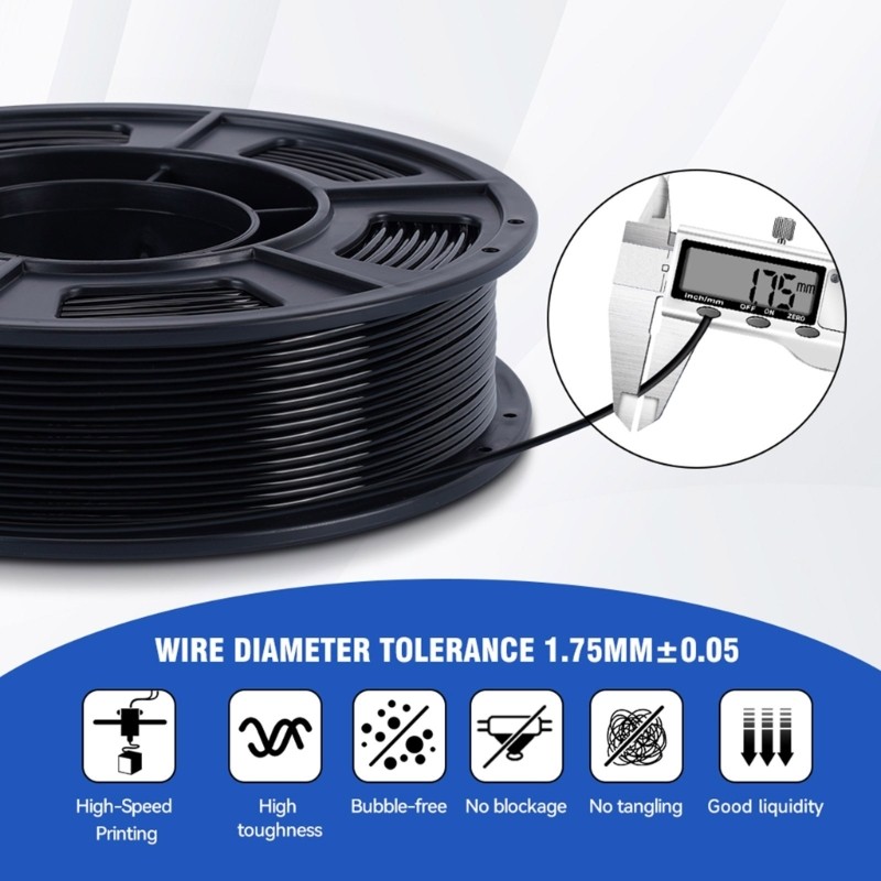 300G TPU Filament 1.75mm 3D Printer Flexible Filament Plastic TPU Filament - Bild 3