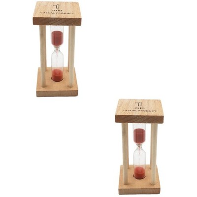  2 stücke Mini Sanduhr Timer Sandglas Ein Minute Sand Timer Sanduhr Wohnkultur