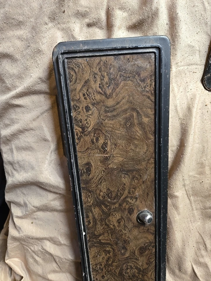 1973-79 FORD F Series TRUCK GLOVE BOX DOOR wood Trim F100 F150 F250 F350 Oem - Image 2 of 4