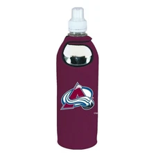 Colorado Avalanche 1/2 Liter Water Bottle Neoprene Beverage Insulator Hockey