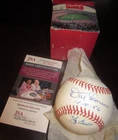 Yogi Berra & Don Larsen Autographed Signed Baseball Signed Off AL Ball -JSA Cert