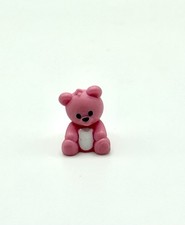 1:12 Scale Pink Teddy Bear Miniature Dollhouse Accessory Tiny Figure Mini