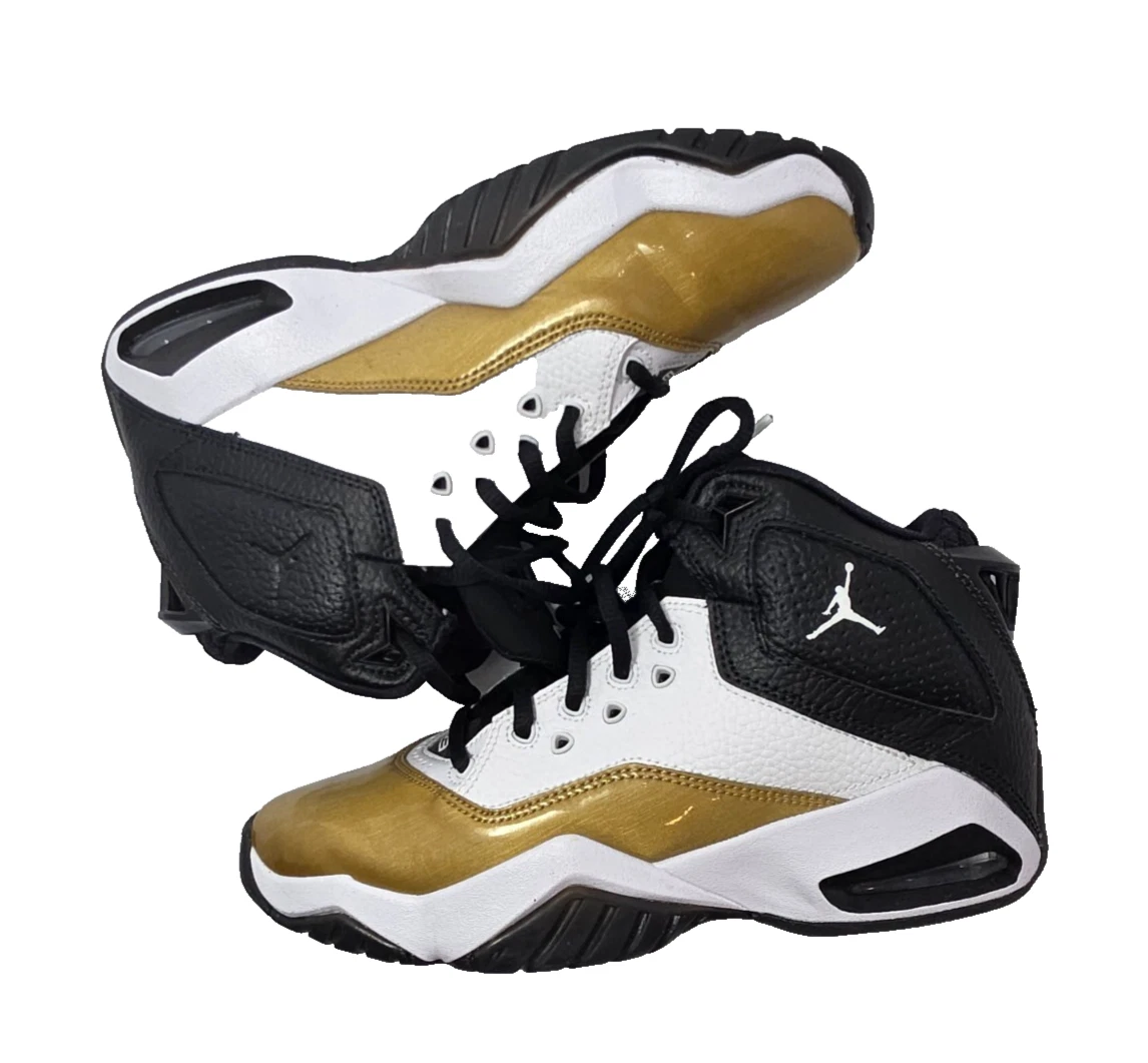 Air Jordan B\'Loyal Black White Metallic Gold. Like New. Sz. Men 9.5 s-l400.jpg main image 2