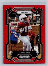 2024 Panini Prizm Draft Picks Jaheim Bell Ruby Wave Rookie #160